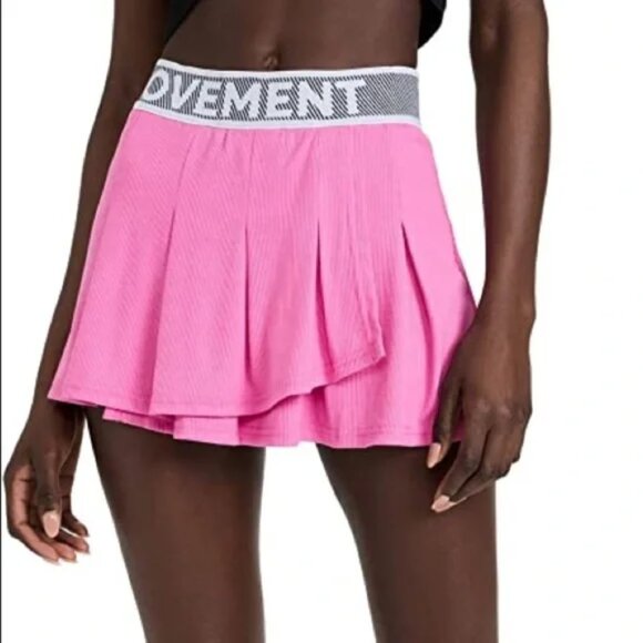 FP Movement by Free People Hot Pink Pleated Active Skort Built-In Shorts – Size - Picture 1 of 8